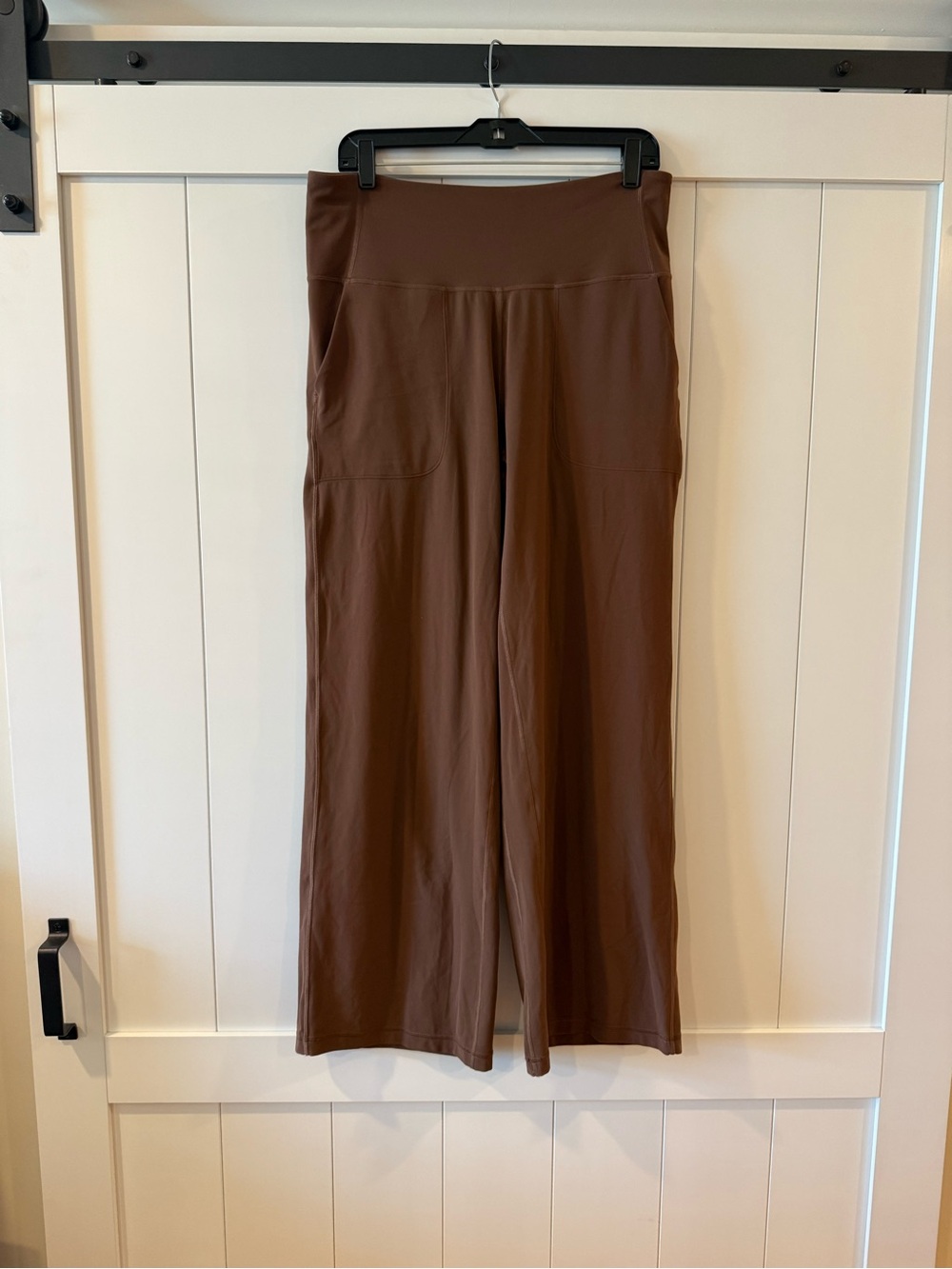 lululemon athletica Wide-Leg High-Rise Pants — Chocolate Brown